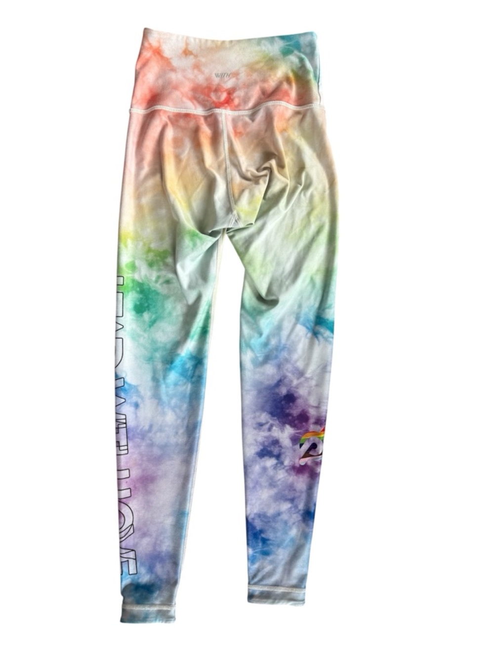 Peloton multicolor lead with love leggings size small - Picture 2 of 6